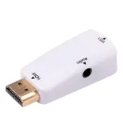 【百寶屋】HDMI 公 to VGA 母 鍍金轉接頭
