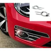 JR-佳睿精品 15-19 VW Beetle 金龜車 台製現貨 改裝 電鍍 霧燈飾框 前保險桿飾框