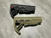(QOO) 現貨 DD 樣式 M4 MK18 RIS 戰術 後托 槍托 GBB AEG 真品 規格 伸縮托 托墊