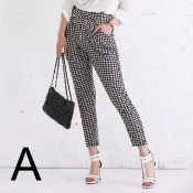 RHJEANS / 時尚夏日涼感八九分哈倫褲 涼感褲 九分褲 哈倫褲