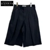 【DOKODEMO】Loewe H616Y04X91 黑色 Paula's Ibiza 褶皺短褲 44 號 [二手]