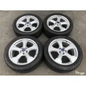 二手/中古/鋁圈輪胎 原廠 福特 FORD KUGA 18吋 5孔108 銀 含輪胎 南港 NS25 245/45-18