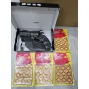 戰神蟒蛇18公分大號側開全金屬加8片子彈，全台最低價，72發左輪手槍8發專用，古早味玩具火藥槍，砸炮，槍只有聲音不能擊發