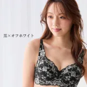 Nissen 鋼圈內衣 全罩杯 女裝 蕾絲胸罩 杜鵑花圖案 側骨 大尺碼內衣
