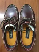 TIMBERLAND 經典深棕色帆船鞋25077 全新真品