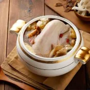 【禎祥食品】養生珍菇雞3500g/盒x1盒(嚴選正宗台灣土雞 肉質鮮甜滑嫩入口即化)