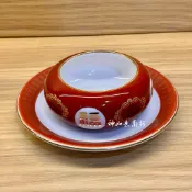 『如意祀宴』大同瓷器小香盤 港杯 福壽無疆 接駕 擺宴 神明拜拜