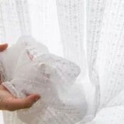 窗紗簾🌟【婚禮網紗布幔】白色蕾絲布料 門簾舞臺婚禮 紗幔臺窗簾 甜點臺桌布 網紗婚慶道具 拍攝背景裝飾布 7NUD