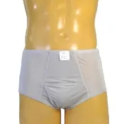 【賽凡絲】純蠶絲品味型男蠶絲內褲(銀灰色)