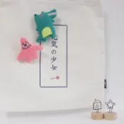 廠商直出 高雄有貨 胸針 配件 卡通毛絨公仔別針綠色的鱷魚派大星胸針包包徽章帽子襪子配飾輔料