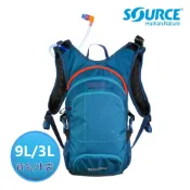 SOURCE Fuse 戶外健行水袋背包 2054129212 / 9L+3L水袋 深藍色