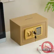 小型保險箱 存錢罐 證據保存櫃 密碼箱 儲錢箱 2025年新款電子保險箱柜保險箱存錢罐只進不出兒童男女孩密碼儲蓄【宜家良品百貨】