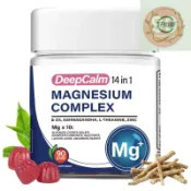 【好怡康】正品 免運 臺灣出貨 MAGNESIUM14閤1 美南非醉茄軟糖 90粒唯生素 D3鋅L-茶氨痠