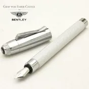 【UZ鋼筆文具】德國 Graf Von FABER-CASTELL輝柏 BENTLEY 賓利聯名系列珍珠白鋼筆 