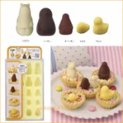 asdfkitty可愛家精品店 asdfkitty*貝印COOKPAD企鵝風呂矽膠模型-可做巧克力.果凍.蛋糕.冰塊.手工皂-日本正版商品