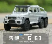 阿莎力 Welly 威利 賓士G63 AMG 6X6 正版授權 1：36 1/36   合金車 模型車 迴力車A02