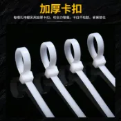 協貿國際日用品生活10館 4*200寬2.5mm自鎖式尼龍扎帶塑料捆綁帶強力卡扣電線勒死狗扎線帶