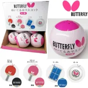✿蝴蝶桌球✿ 日本進口 Butterfly 蝴蝶 扭蛋 轉蛋 吊飾 背包掛件 絨毛玩具 桌球拍 桌球桌 乒乓球