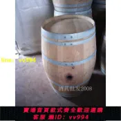 招財貓商鋪 原裝法國橡木桶紅酒桶葡萄酒桶225L自釀舊桶酒吧酒店酒窖擺設