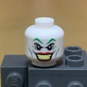【老皮】樂高 Lego 人偶部位 頭部 小丑 3626pb0638