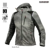 (店+)【KOMINE】日本品牌 騎士大網眼超通風 輕量防摔外套 防摔衣 JK-135 Smoke Black 七件式護具 日系騎士用品大品牌