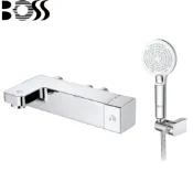 BOSS 台灣製造 101366 低鉛沐浴龍頭 2in1開關把手 日本進口陶瓷閥芯 BHW 三段式按摩蓮蓬頭