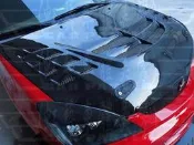 《虹藝車體》三菱 03-07 LANCER VIRAGE 改 VOTEX  開孔 碳纖維 玻璃纖維 引擎蓋