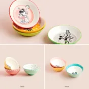 ［Be Woman]現+預 韓國 大創 Daiso 迪士尼 米奇 米妮 陶瓷 醬料碟 碗 飯碗 陶瓷碗