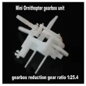 協貿國際日用品生活館 迷你撲翼機(Ornithopter)減速組 6mm空心杯電機無刷馬達塑料機翼