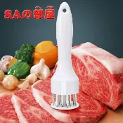 ◎SA部屋◎不鏽鋼鬆肉器 嫩肉針 拍肉器 牛排豬排鬆肉針 斷筋器 敲肉器 烤肉鬆肉器 廚房小工具-特價20元