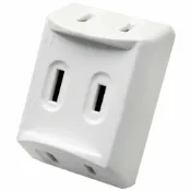 愛樂購 【威電】CB-2032 高耐熱 三面插座 (台灣製造 1650W 15A 125VAC)