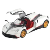 淘好物百貨店 【聲光回力】合金車模 帕加尼跑車 1:24 模型 玩具車 男孩節禮品 金屬車模