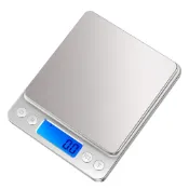 (店+)【Imtykee】【日本直送】 精密電子廚房秤 0.1g單位 最大3kg LCD電子秤 去皮功能 自動關機 銀色