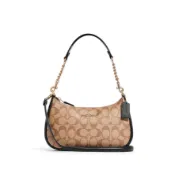 COACH Teri 拼色單肩包 月牙麻將手提斜背包 CA548【 菲尼斯 國際精品 ★初秋極享】女神手袋