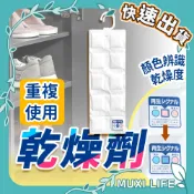 🍃 重複使用乾燥劑｜吸濕防潮劑 可再生 循環使用防霉乾燥劑 吸潮吸水神器 乾燥劑濕度顯示 可掛式除濕袋
