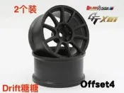 ART5104FB RC-ART SSR GTX01 RC仿真漂移輪轂 亞光黑 4mm【吉星新產】