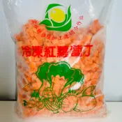 【億明食品】 冷凍紅蘿蔔丁  熟凍紅蘿蔔丁 紅蘿蔔丁 紅蘿蔔塊 冷凍蔬菜   1kg
