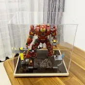 冰鵬LEGO亞克力展示盒 76105反浩克裝甲防塵盒鋼鐵俠透明防塵罩