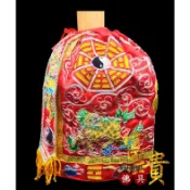 【富貴佛具】紅八卦衣 麒麟 劍帶繡龍  八卦衣 微凸繡 清水祖師 張天師 呂先祖 南斗星君 三清道祖 太上老君 法主公