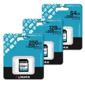 金士頓 Kingston Canvas Go!Plus 64G 128G 256G UHS-I U3 4K 高速記憶卡