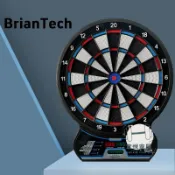 宜悅家居 【臺灣公司 可打統編】免運 BrianTech電子飛鏢靶套裝高亮LED運動競技全場景飛鏢男女老少通用 YYJJ03244