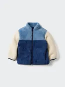 【UNIQLO】嬰幼兒 長刷毛外套(拼色) 486443