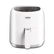(店+)【SAMPO 聲寶】4.5L微電腦觸控氣炸鍋(KZ-W19301BL)