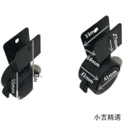 【小雲精選國際購】1.5寸U型夾板輪花架萬向輪嬰兒床輪子腳輪折疊餐桌滑輪家具腳滾輪