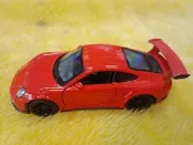 (W29)二手玩具~WELLY 2016 PORSCHE 保時捷 911 GT3 RS 紅色 壓鑄金屬模型~歡迎自取~