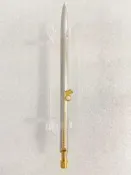 御木本MIKIMOTO 自動鉛筆，水波紋筆身，搭配金色頂環、