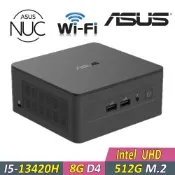 ASUS 華碩 NUC 13 PRO {YAIN5-007}迷你電腦(i5-13420H/8G D4/512G)(RNUC13ANHH500009I)
