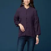【古典美】38107刺繡造型外套(茶禪服/中國風/國服/漢服/手染服/棉麻/亞麻/天然纖維)