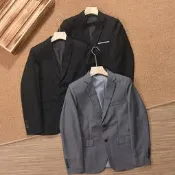 線下2000+ ！設計師款！.尾貨春秋季男士商務休閑西裝西服外套