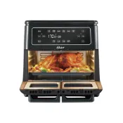 (店+)【Oster】(A級福利品商品全新僅盒損)Oster 雙煮星 11L四合一雙槽氣炸鍋/氣炸烤箱(附8大配件)
